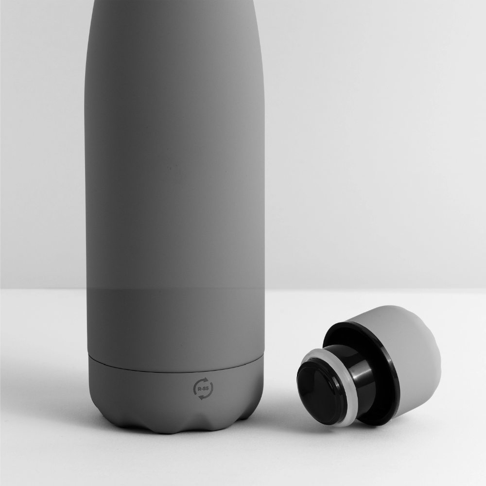 Matte Panoramic Thermal Bottle 500 ml - grey