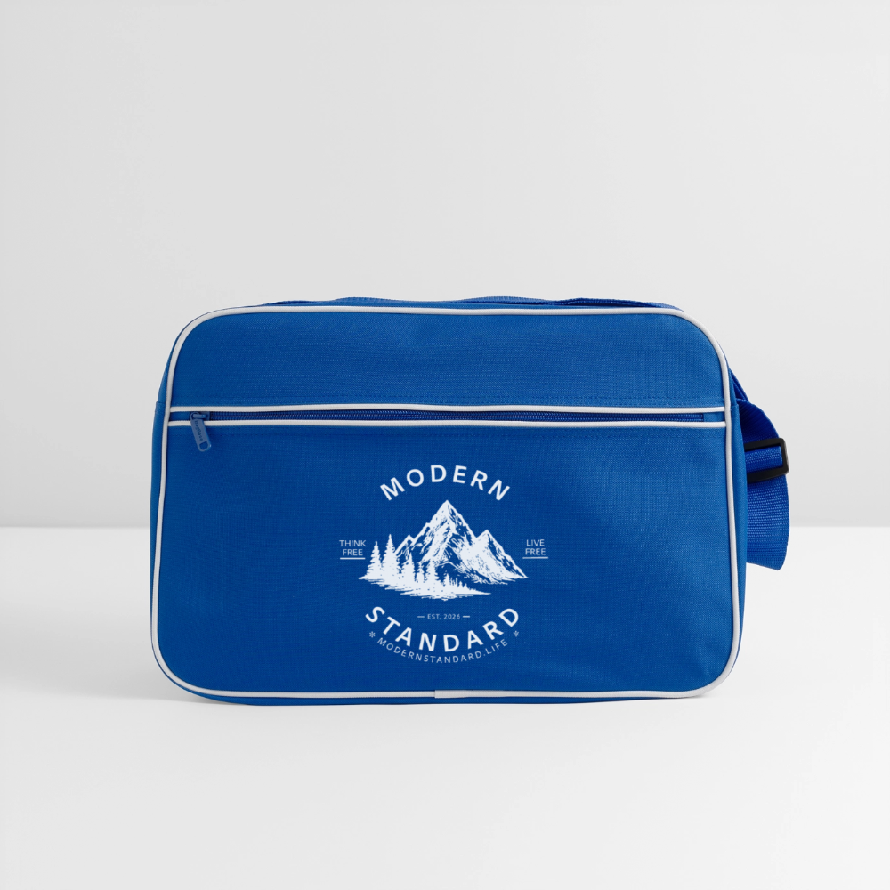 Modern Standard Retro Bag - blue/white