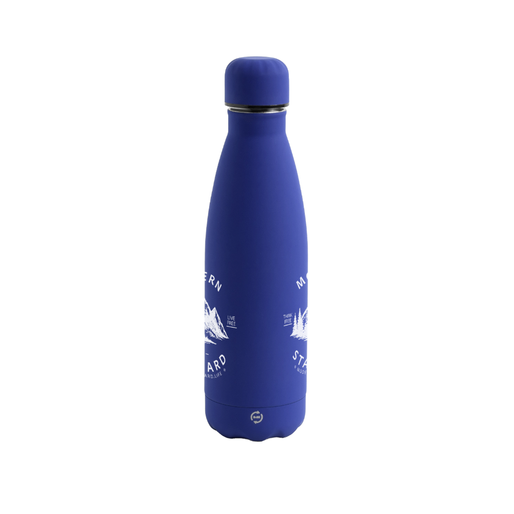 Matte Panoramic Thermal Bottle 500 ml - dark blue 