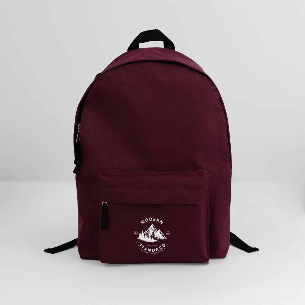 Modern Standard 15ltr Backpack - burgundy
