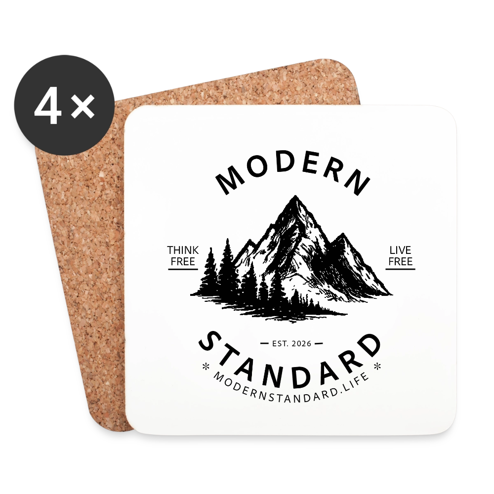 Coasters (set of 4) - white