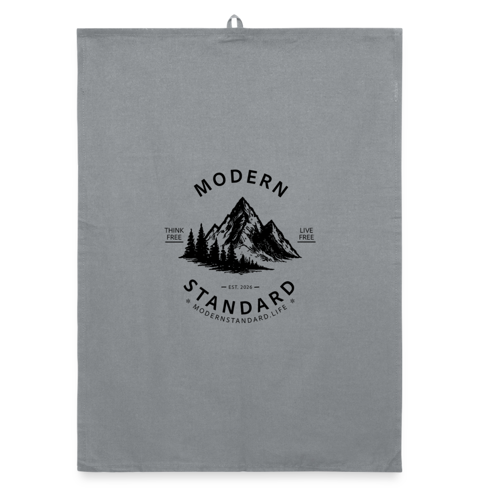 Modern Standard Organic dish towel - grey