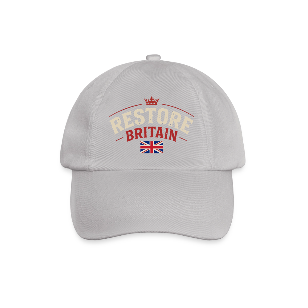 Restore Britain Baseball Cap - grey