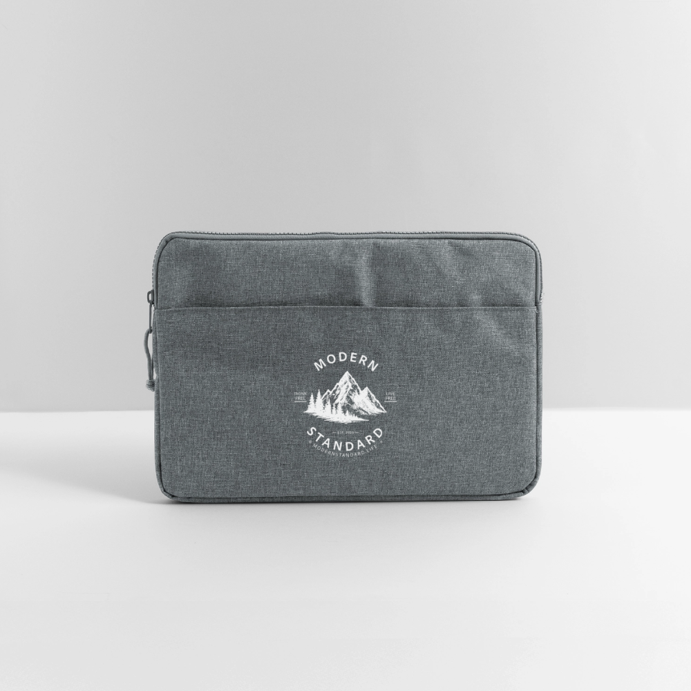 Modern Standard Laptop padded sleeve 15" - heather grey