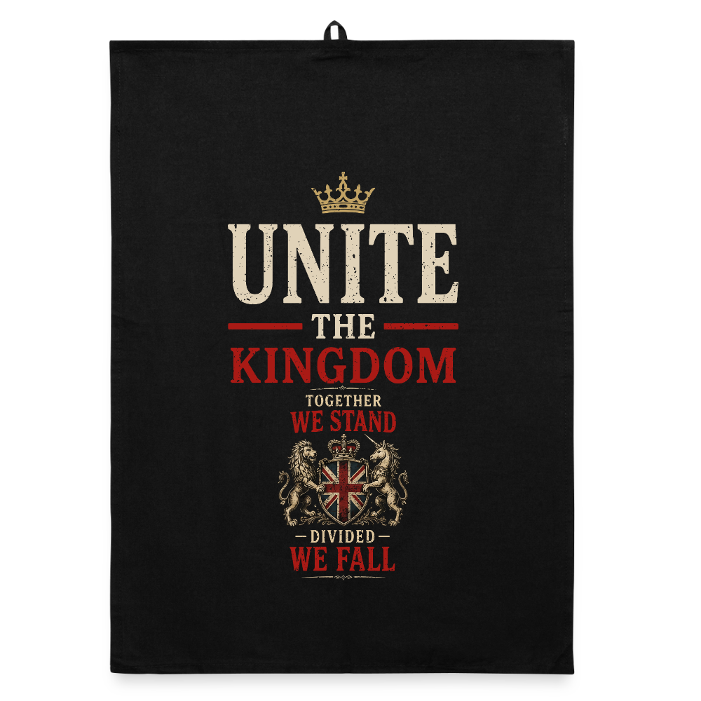 Unite the Dishes Organic dish towel - black