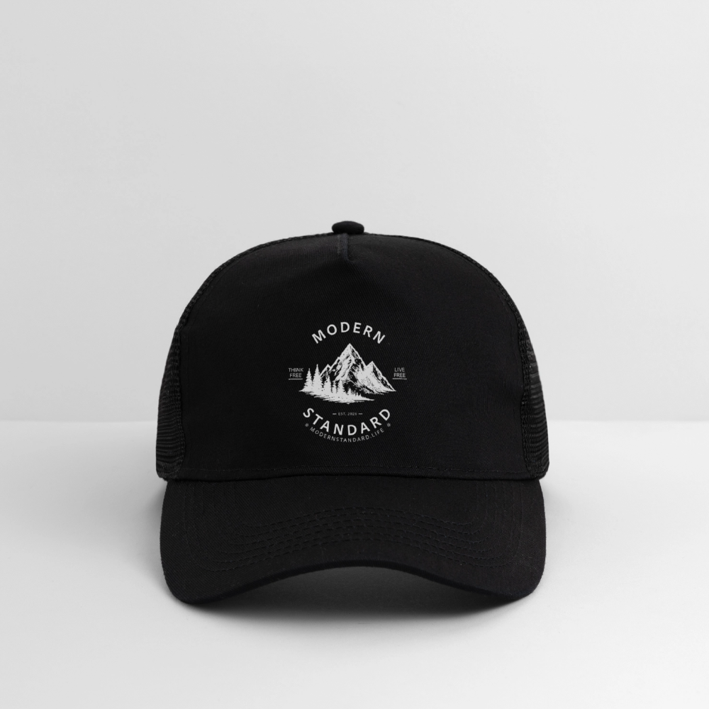 Modern Standard Trucker Cap - black/black