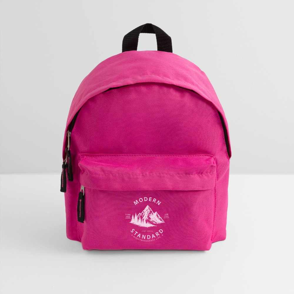 Modern Standard 9ltr School Backpack - fuchsia