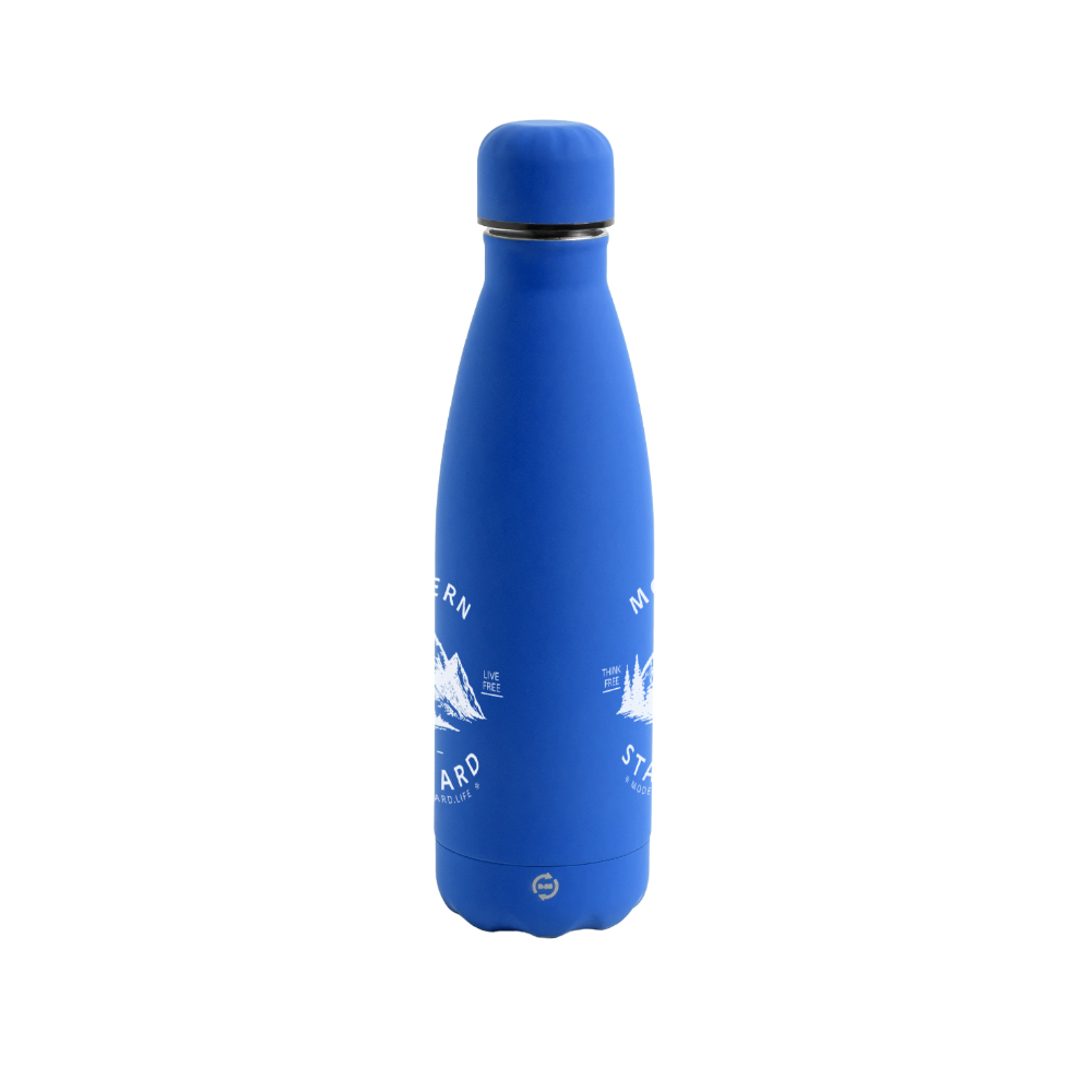Matte Panoramic Thermal Bottle 500 ml - royal blue