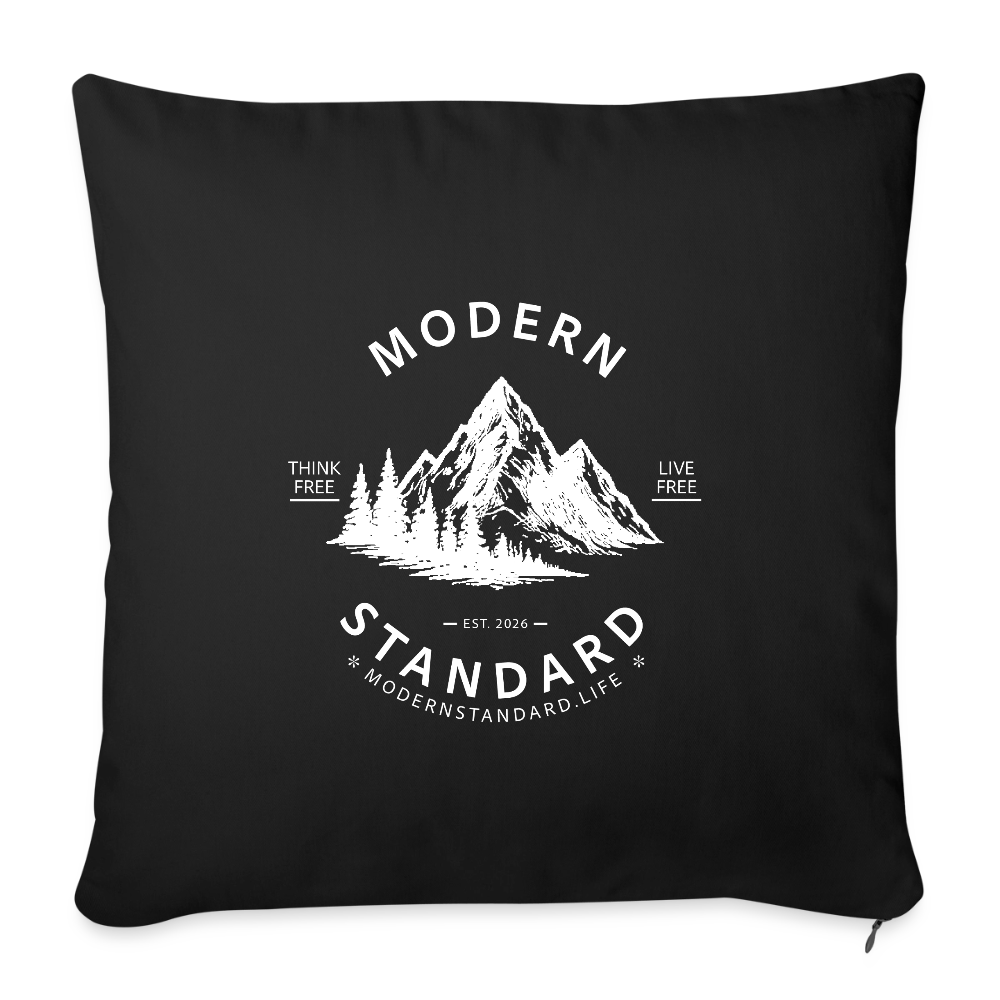 Sofa pillowcase 17,3'' x 17,3'' (45 x 45 cm) - black