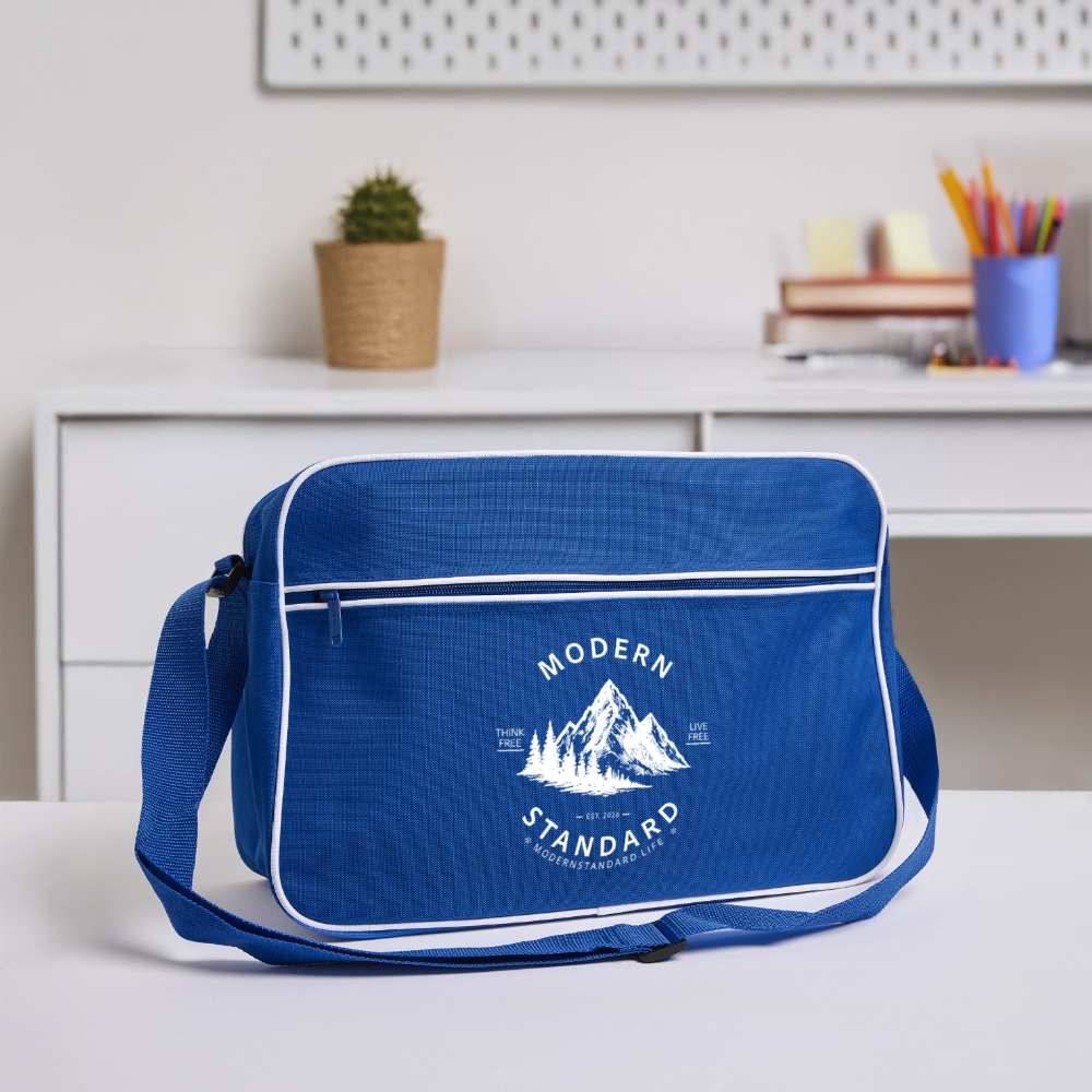 Modern Standard Retro Bag - blue/white