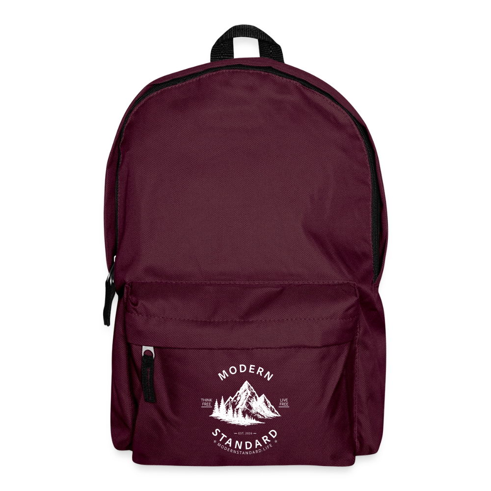 Modern Standard 15ltr Backpack - burgundy