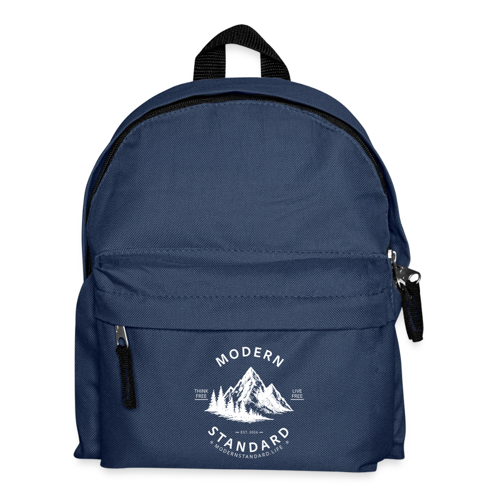 Modern Standard 9ltr School Backpack - navy