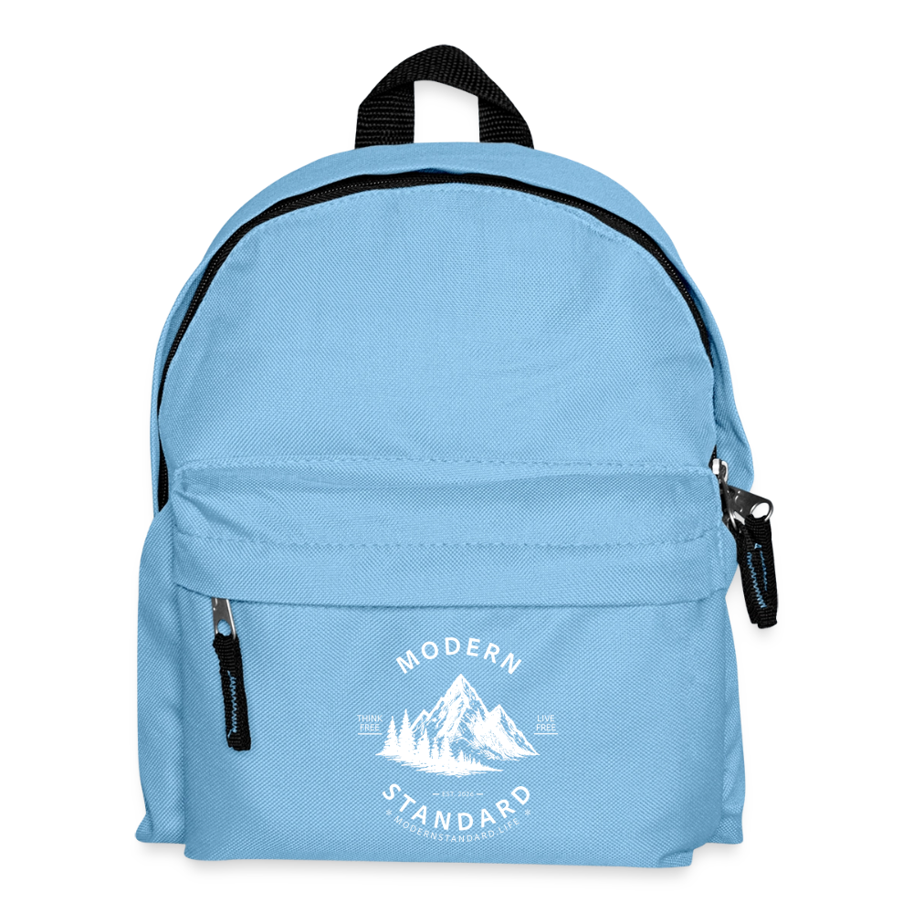 Modern Standard 9ltr School Backpack - light blue
