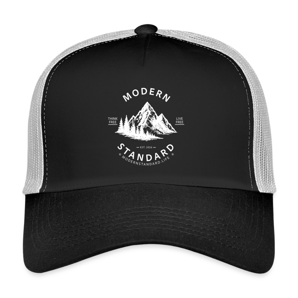 Modern Standard Trucker Cap - black/stone grey