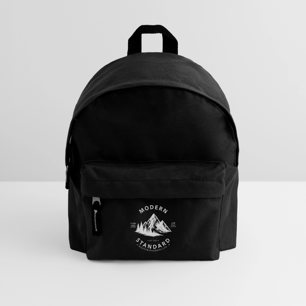 Modern Standard 9ltr School Backpack - black