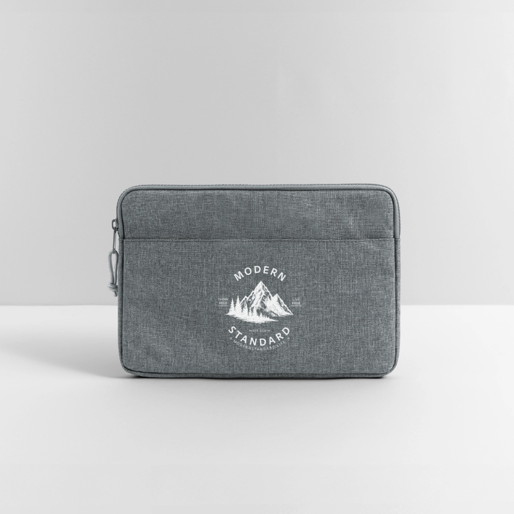 Modern Standard Laptop padded sleeve13" - heather grey
