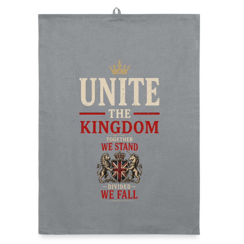 Unite the Dishes Organic dish towel - grey