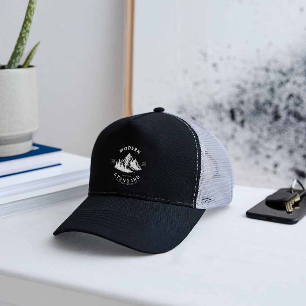 Modern Standard Trucker Cap - black/stone grey