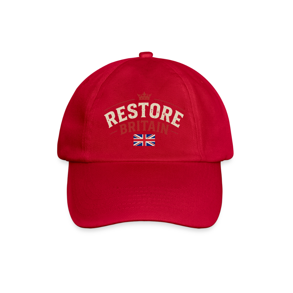 Restore Britain Baseball Cap - classic red