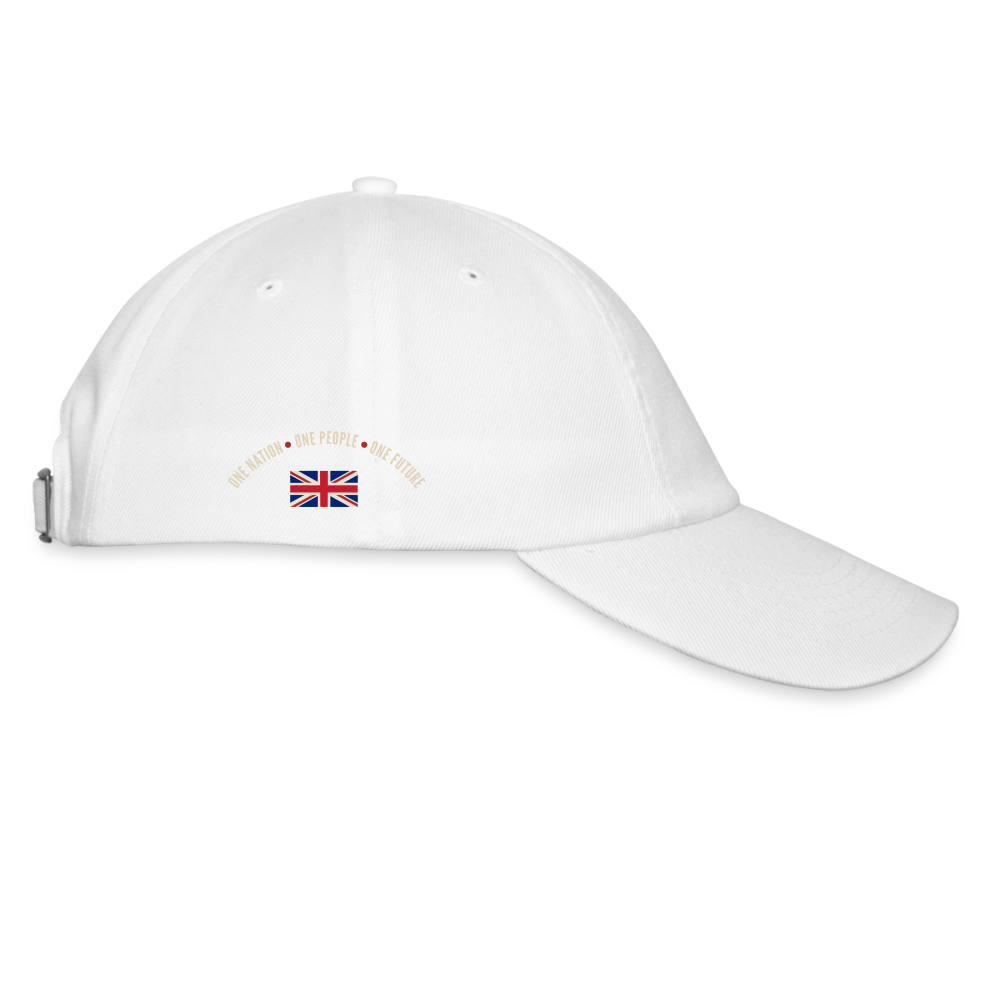 Restore Britain Baseball Cap - white/white