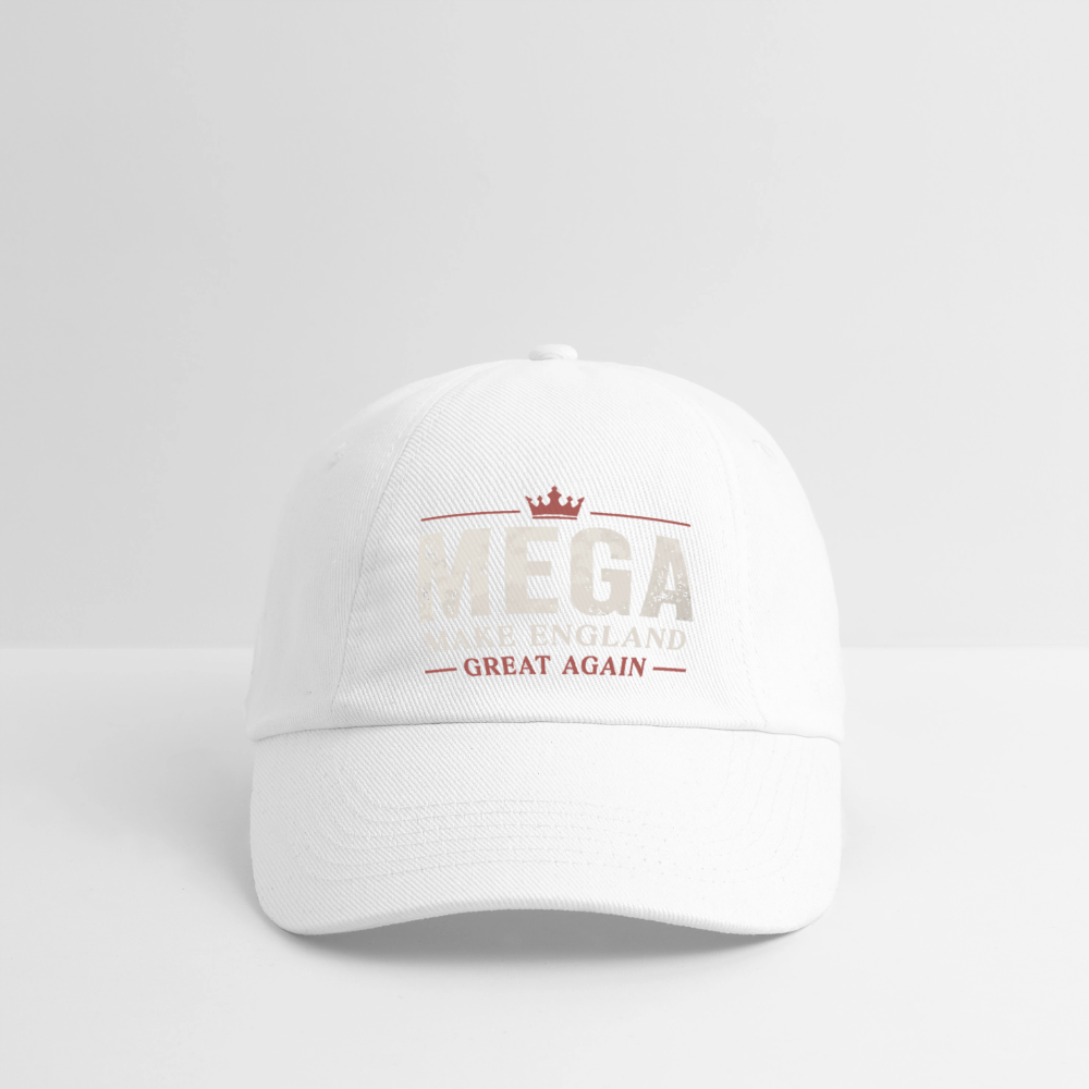 MEGA Patriotic Baseball Cap - white/white