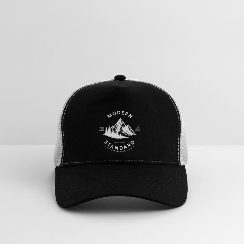 Modern Standard Trucker Cap - black/stone grey