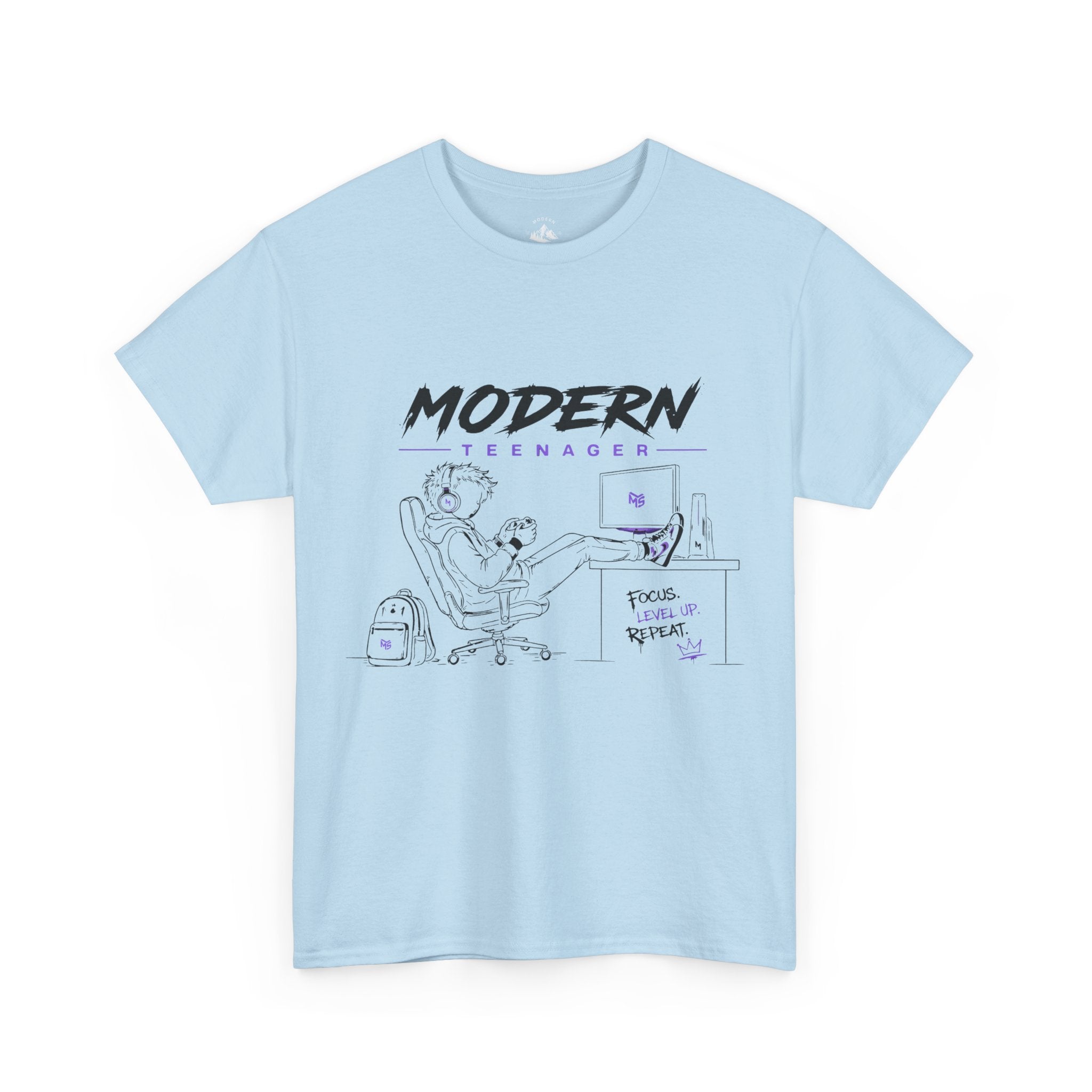 Modern Teenager Graphic Tee — Minimalist Office Humour T-Shirt