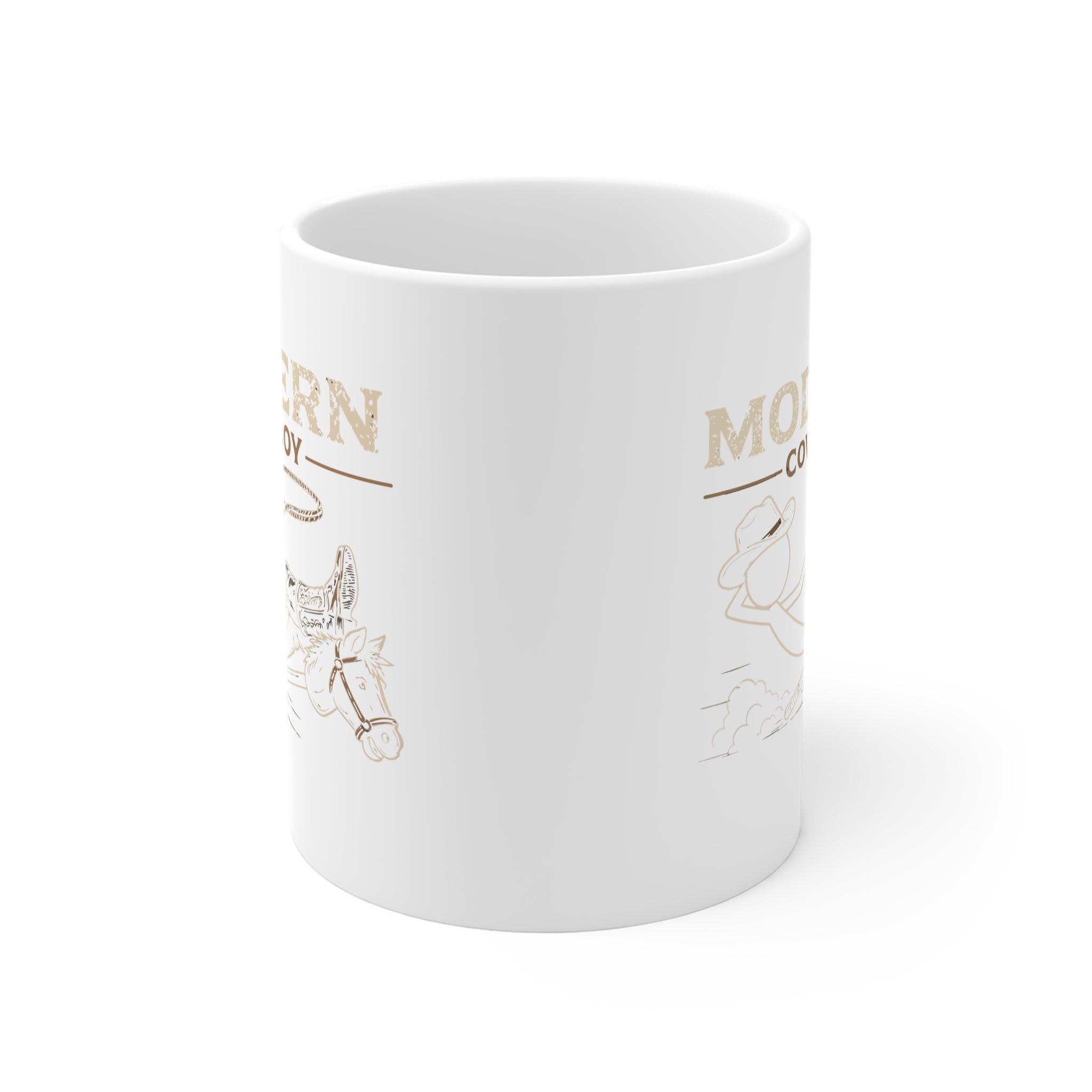 Modern Cowboy Mug — Vintage Rodeo Coffee Cup