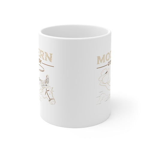 Modern Cowboy Mug — Vintage Rodeo Coffee Cup