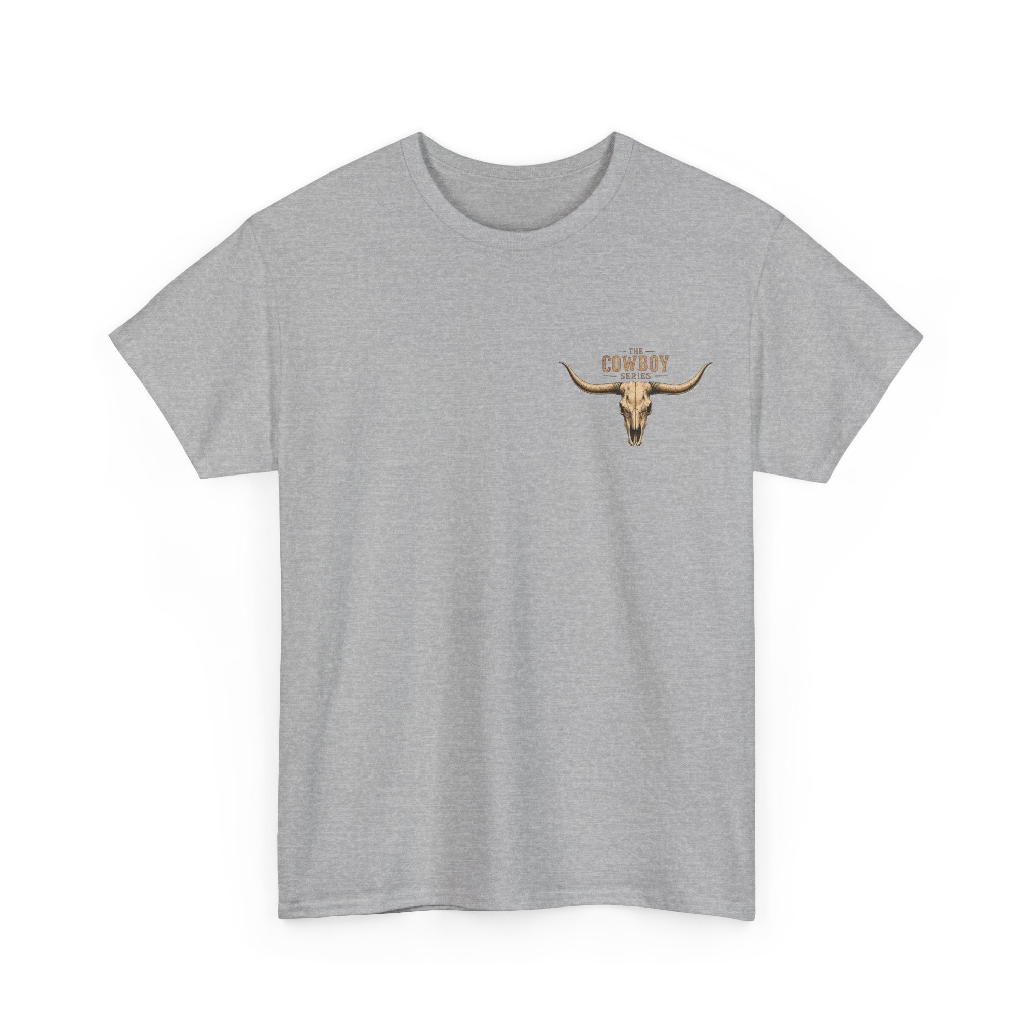Railway Station Wyoming T-Shirt — Vintage Cowboy Skull Tee