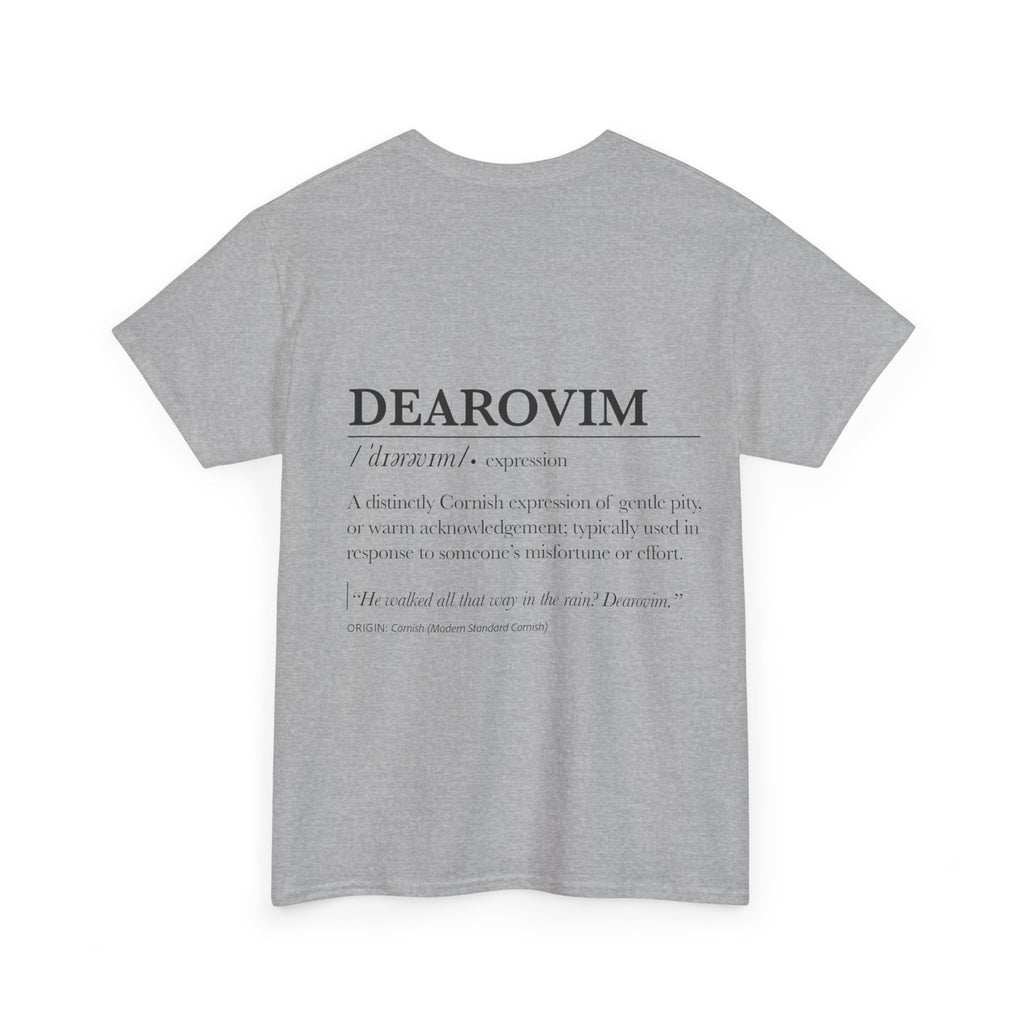 'Pizendown' & 'Dearovim' Unisex Cornish Dictionary Tee