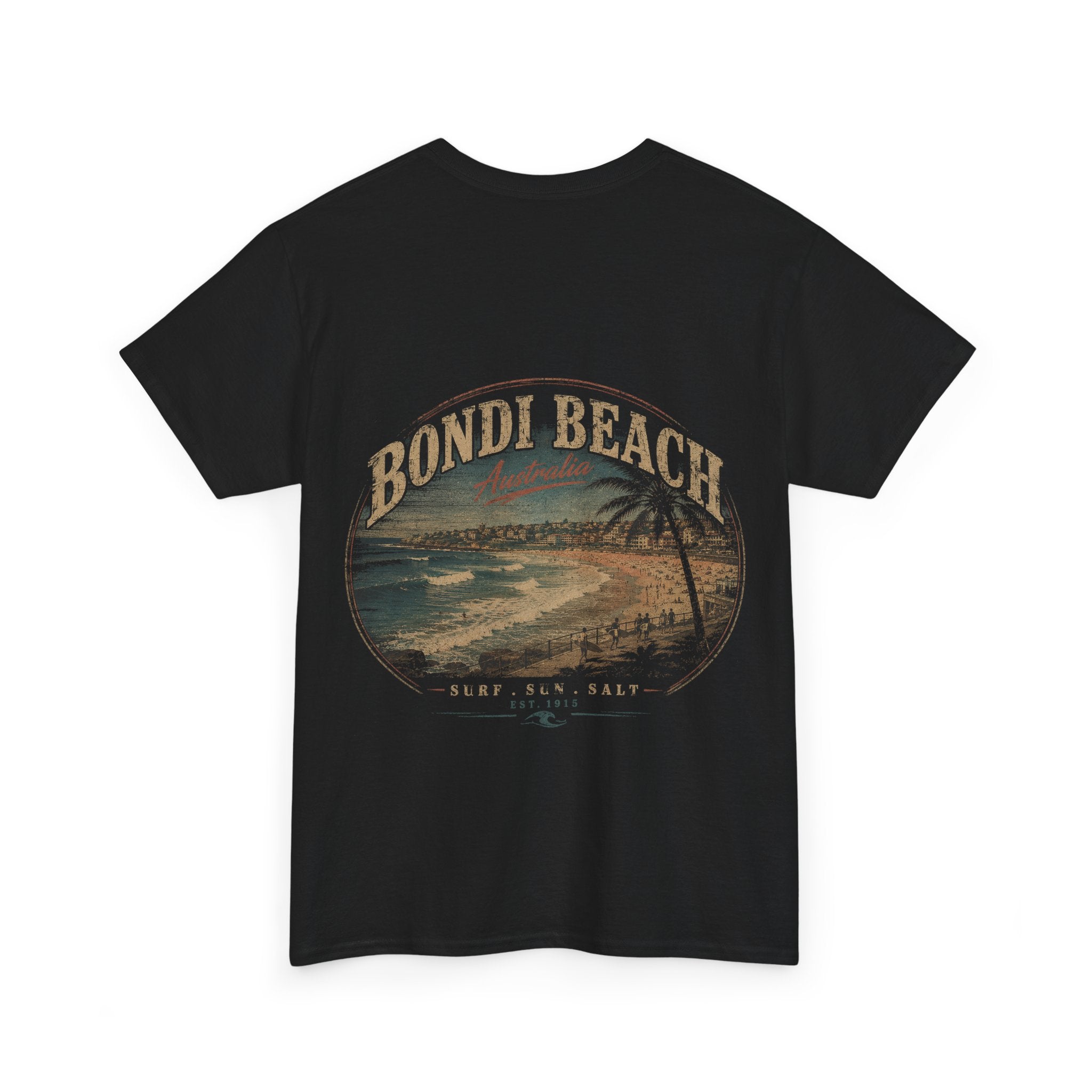Bondi Beach Surf Tee — Vintage Surf Beach Design T‑Shirt