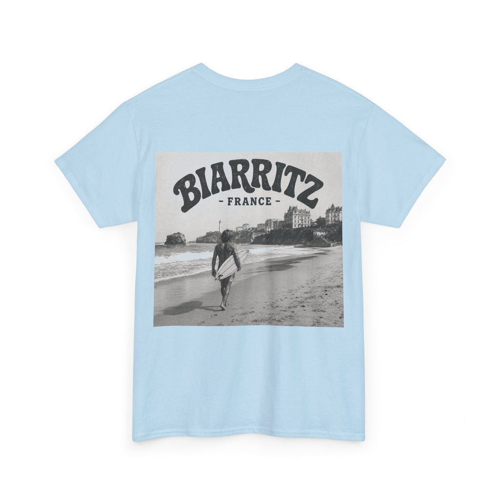 Vintage Biarritz Beach Surf Tee – Surf Town Classics T-Shirt