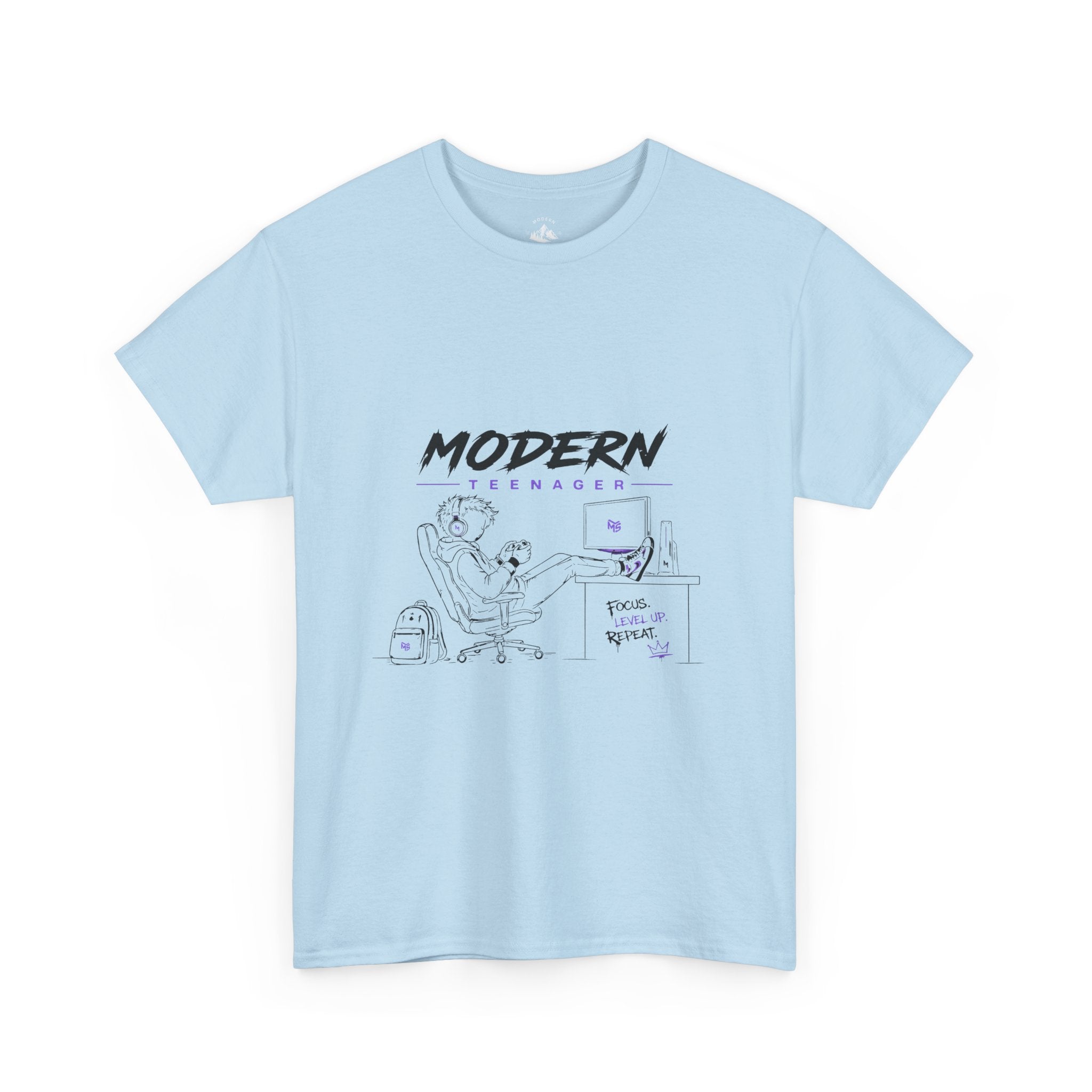 Modern Teenager Graphic Tee — Minimalist Office Humour T-Shirt