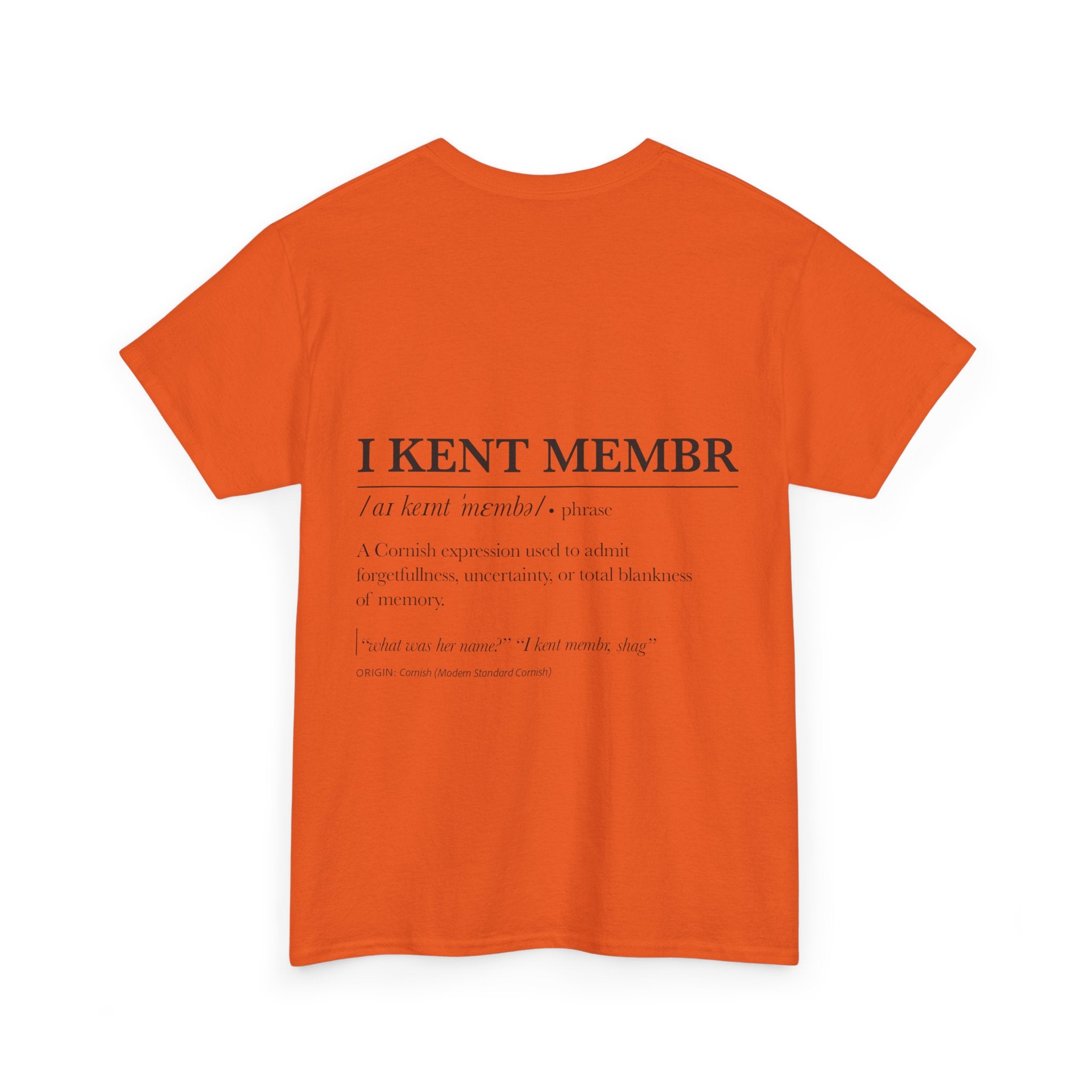 'Owaree Pard - IKent Membr' Cornish Dictionary unisex Tee