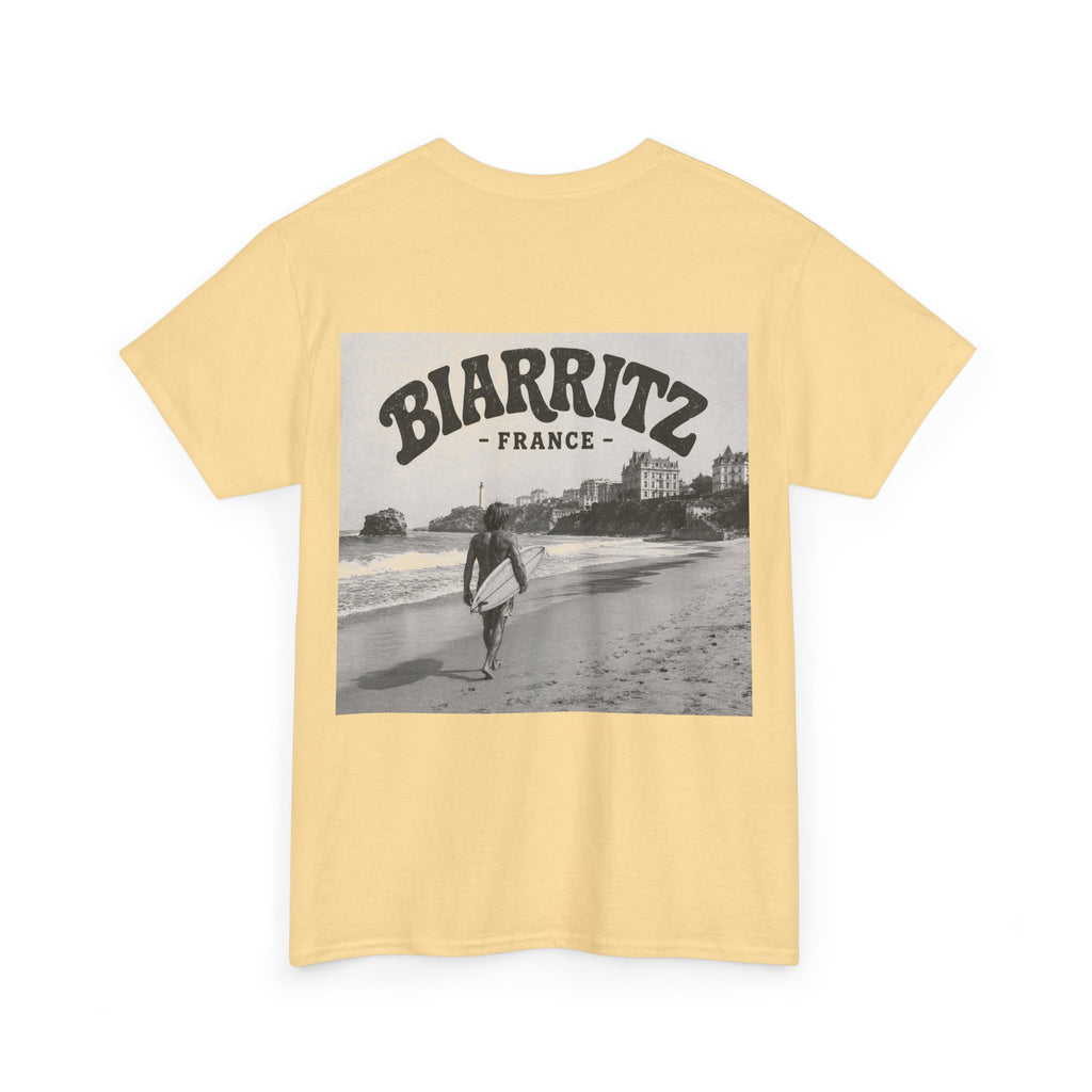 Vintage Biarritz Beach Surf Tee – Surf Town Classics T-Shirt