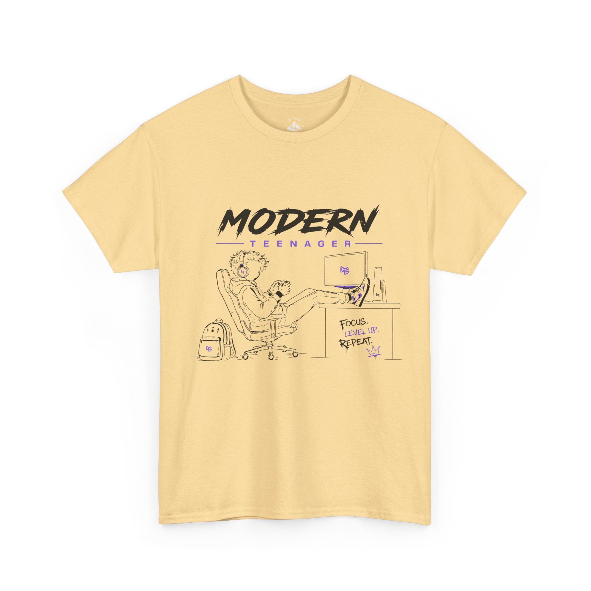 Modern Teenager Graphic Tee — Minimalist Office Humour T-Shirt