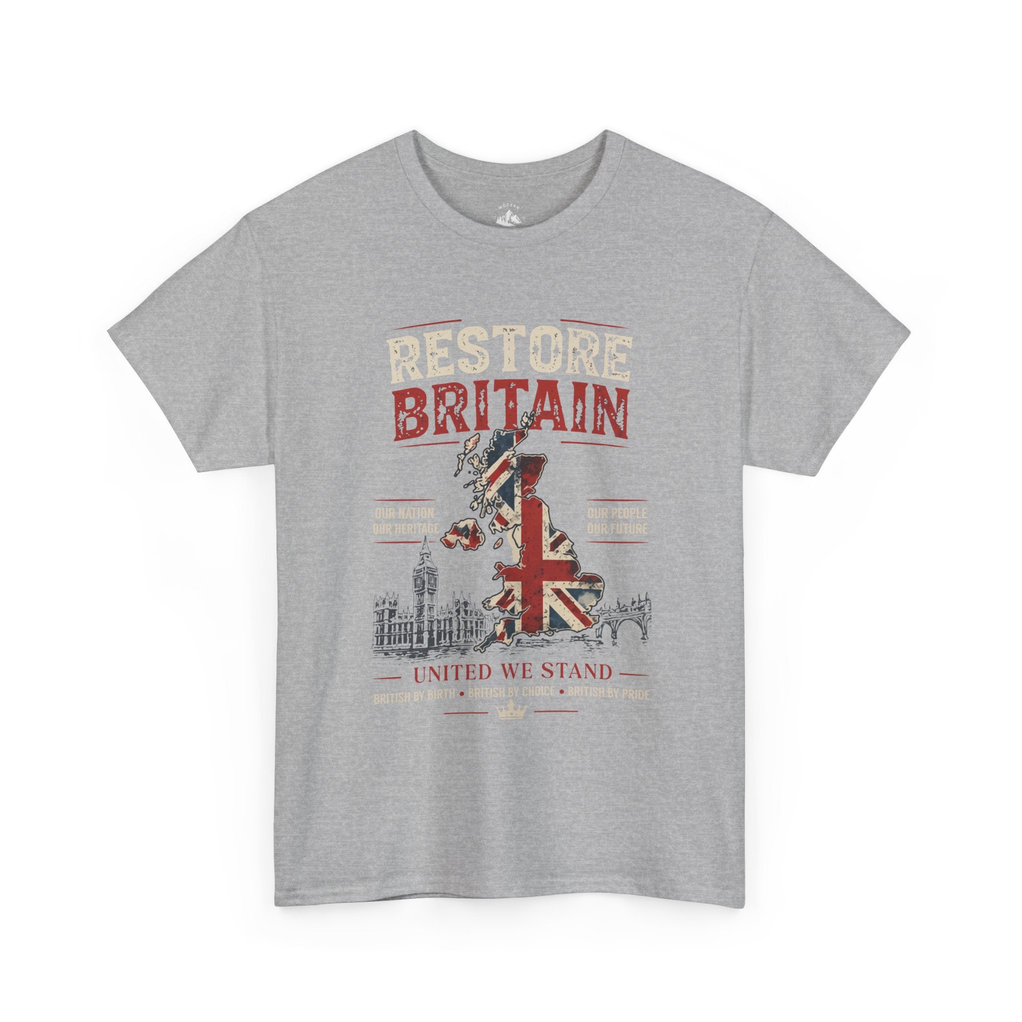 Womans Restore Britain T-Shirt – Patriotic Union Jack Graphic Tee