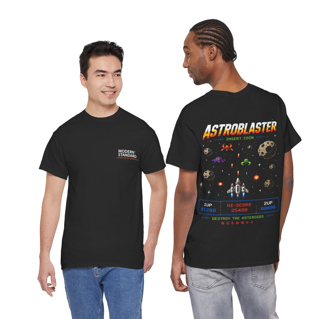 Arcade Astroblaster T-Shirt — Retro Space Shooter Tee ("Astroblaster")