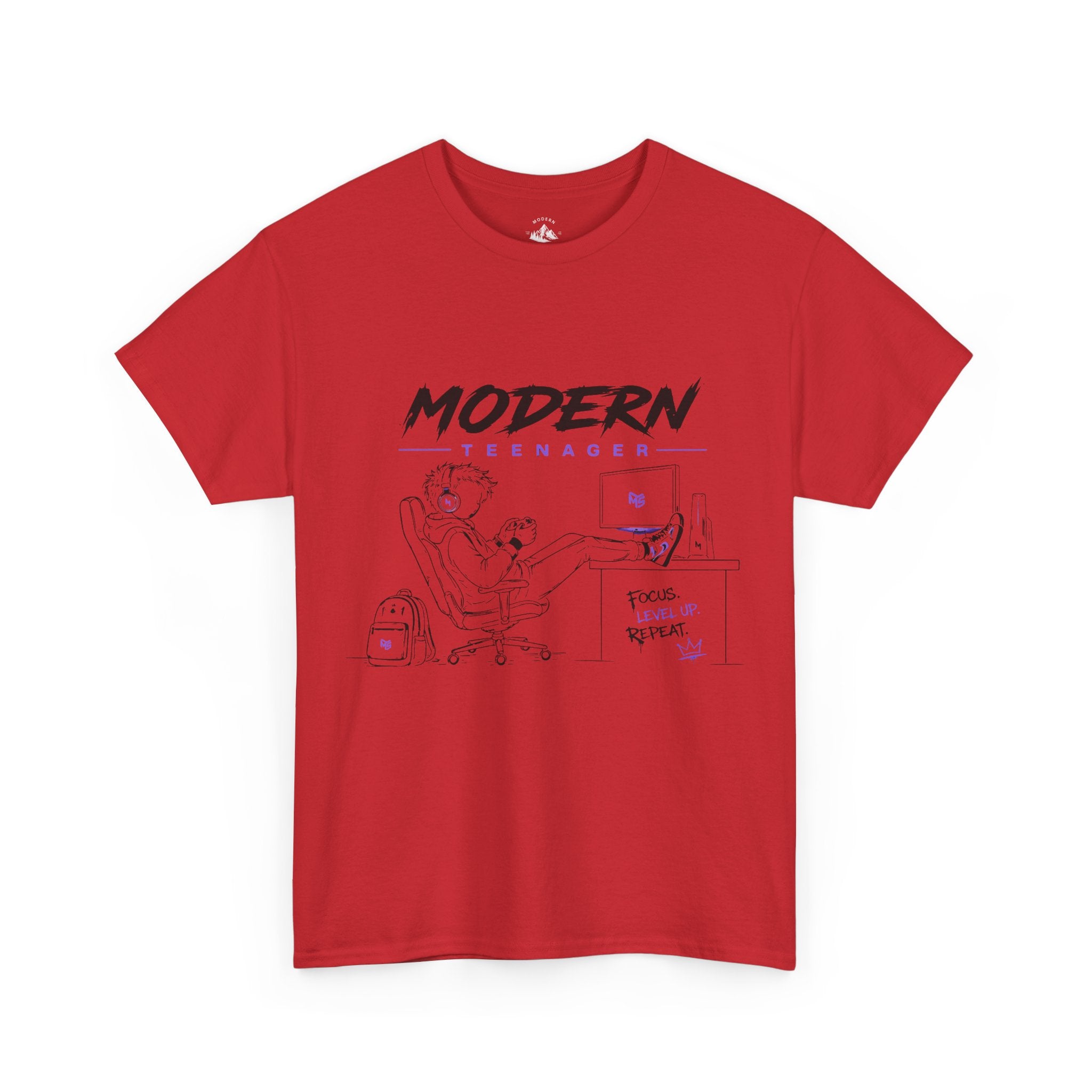 Modern Teenager Graphic Tee — Minimalist Office Humour T-Shirt