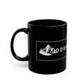 Modern Standard Black Coffee Mug — Minimal Logo 11oz & 15oz