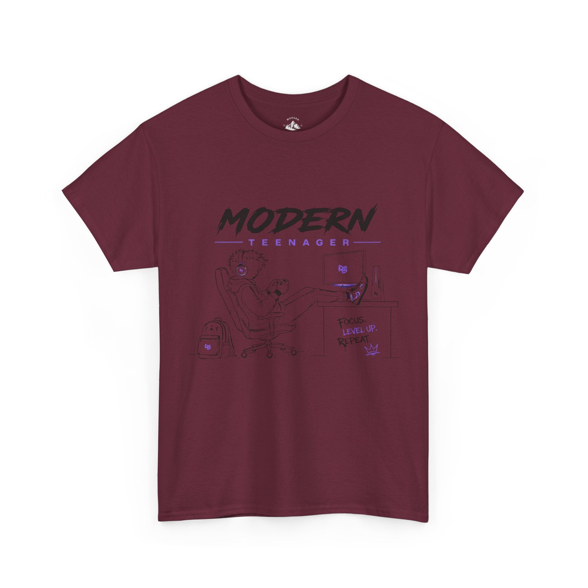 Modern Teenager Graphic Tee — Minimalist Office Humour T-Shirt