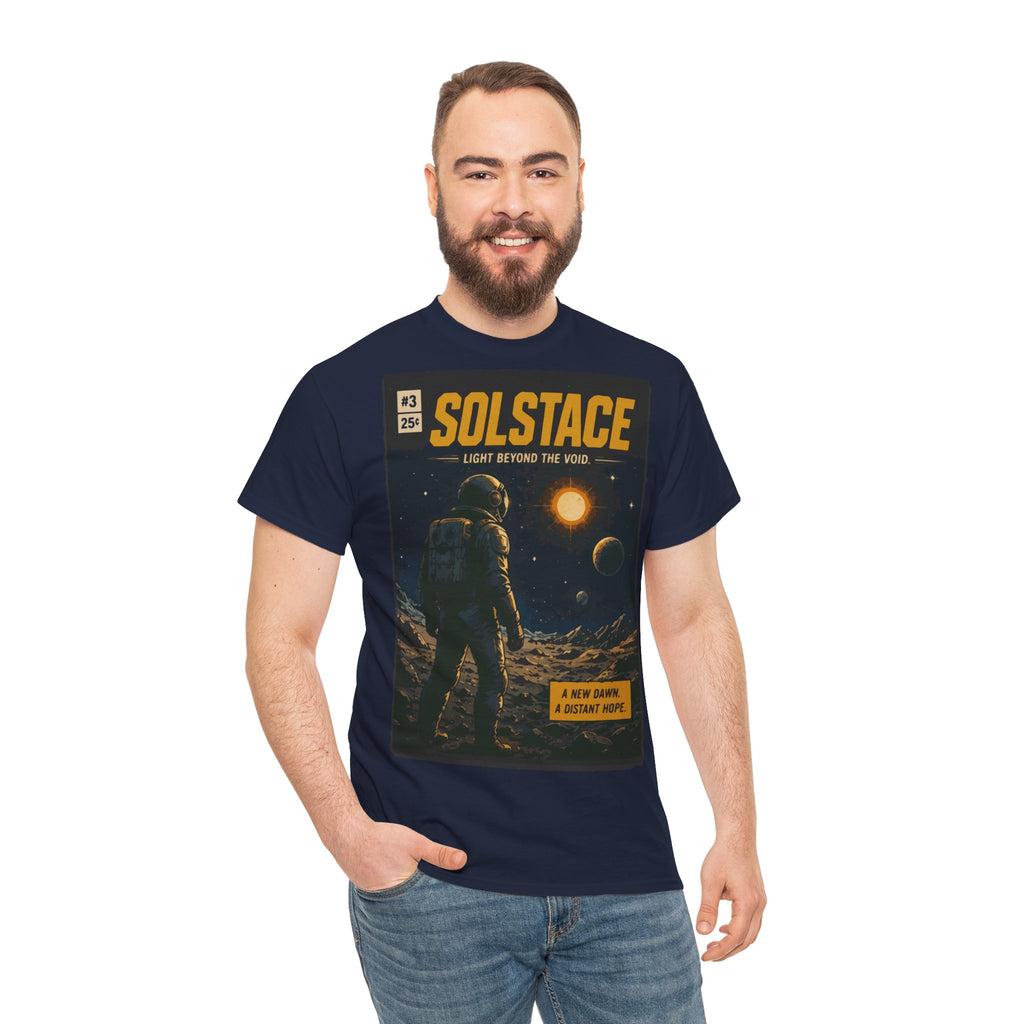 Solstice Space Tee — Astronaut Moon Poster Graphic T-Shirt