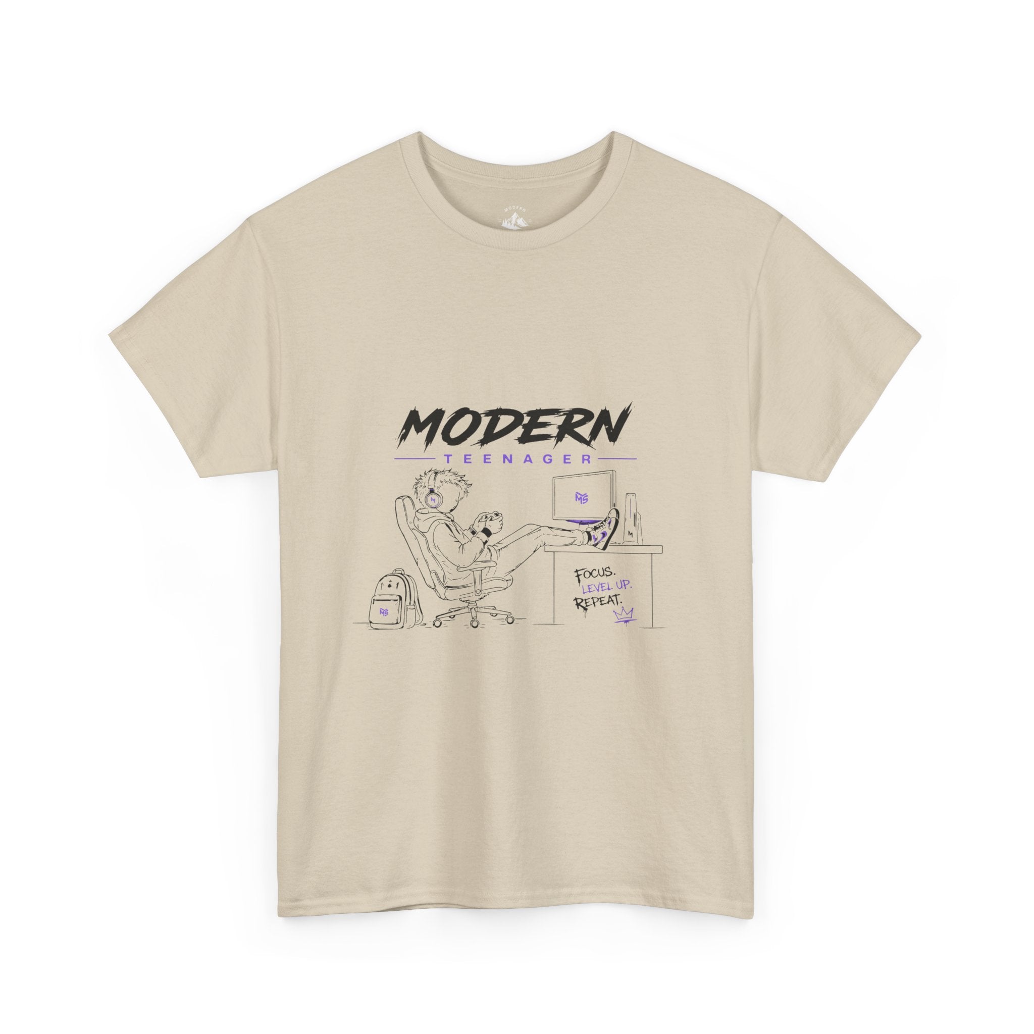 Modern Teenager Graphic Tee — Minimalist Office Humour T-Shirt