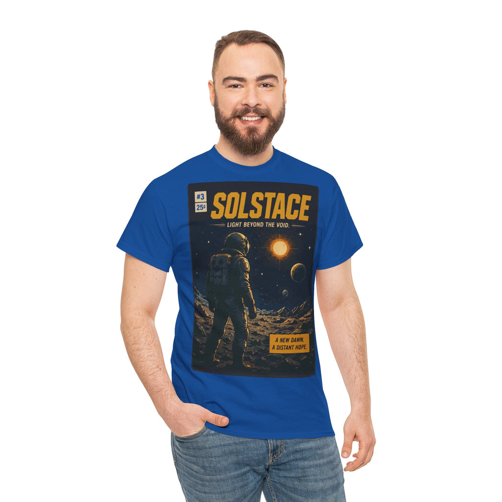 Solstice Space Tee — Astronaut Moon Poster Graphic T-Shirt