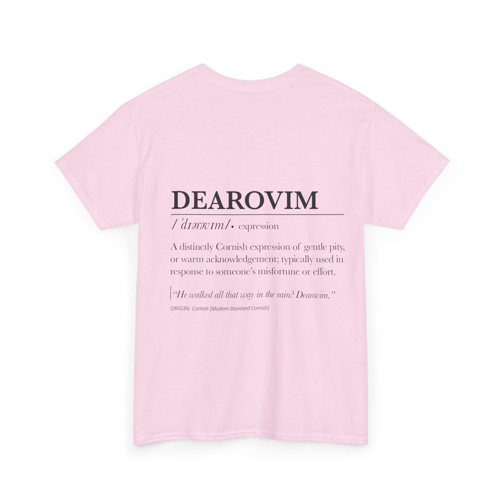 'Pizendown' & 'Dearovim' Unisex Cornish Dictionary Tee
