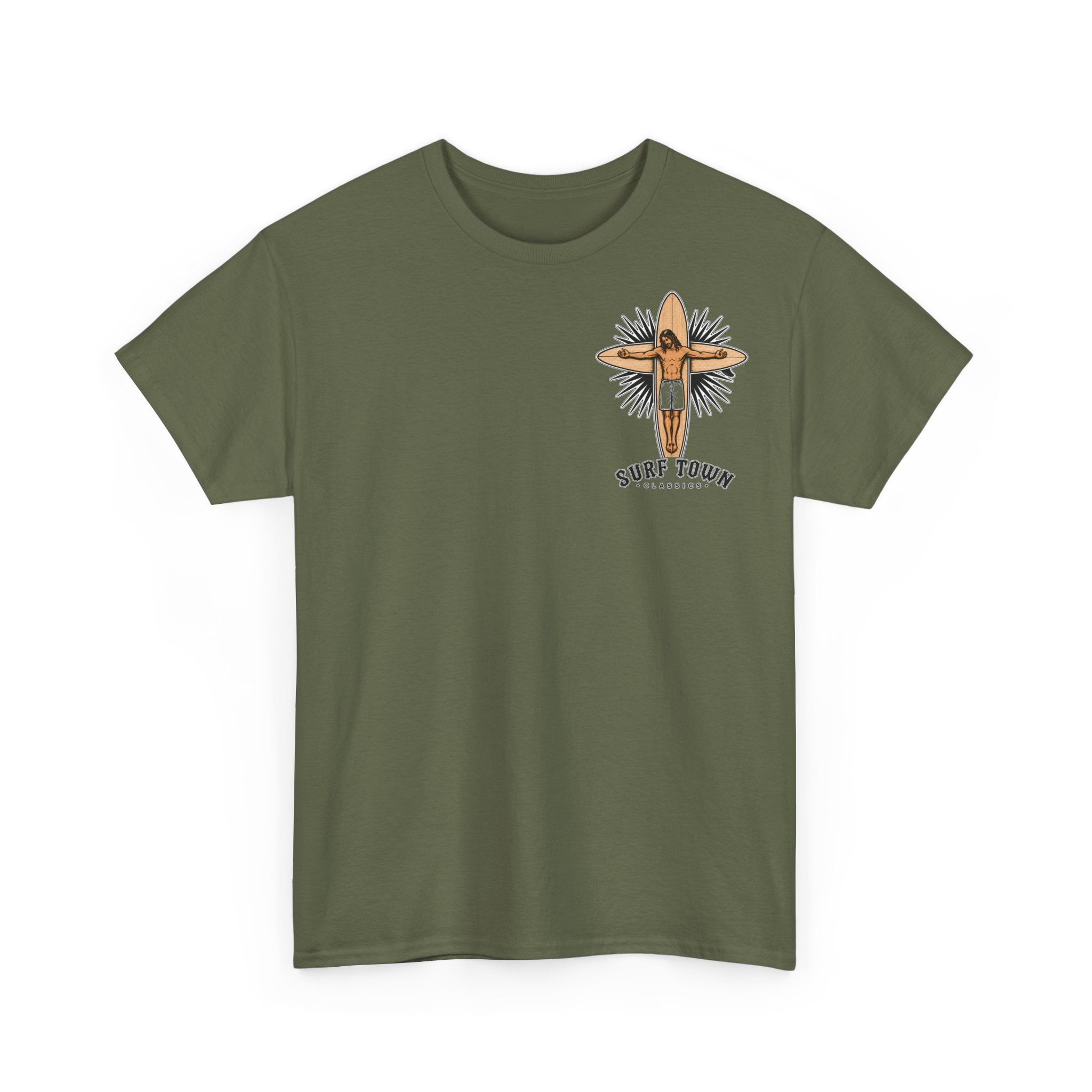 Surf Skate T‑Shirt — Newquay Cornwall 'Dog Town' Graphic Tee