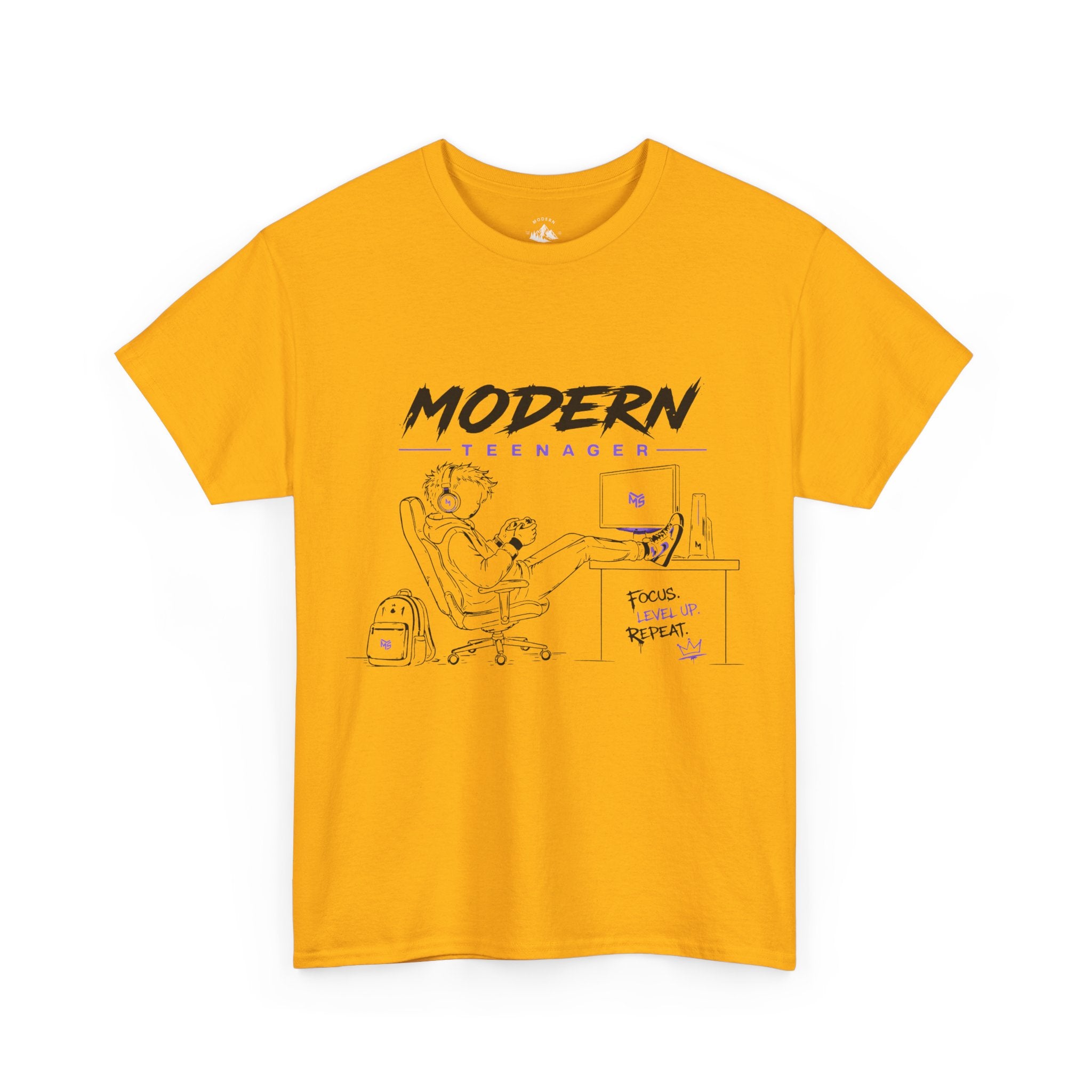 Modern Teenager Graphic Tee — Minimalist Office Humour T-Shirt