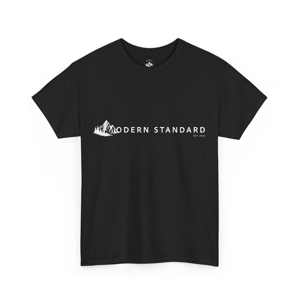 Modern Standard Mountain T‑Shirt — Vintage Outdoor Graphic Tee