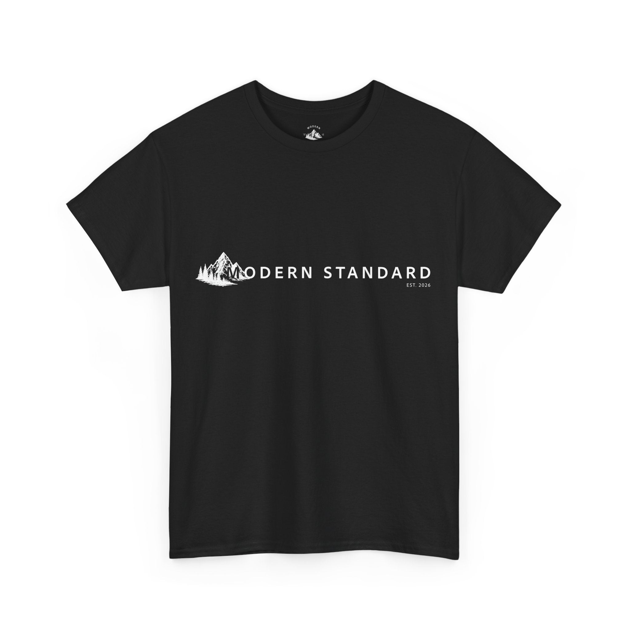 Modern Standard Mountain T‑Shirt — Vintage Outdoor Graphic Tee